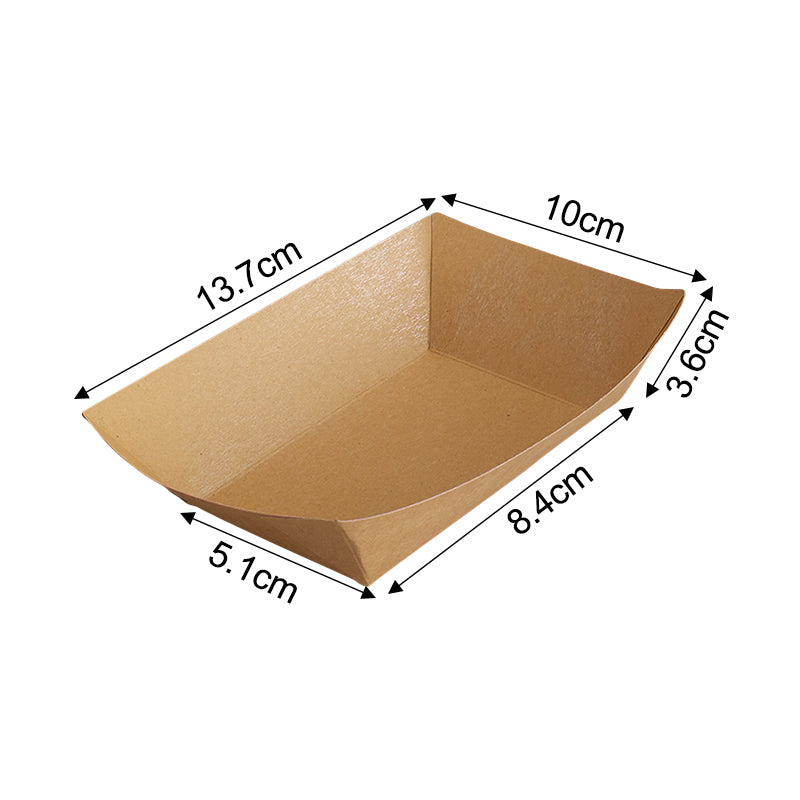 Customized Disposable Paper Food Tray