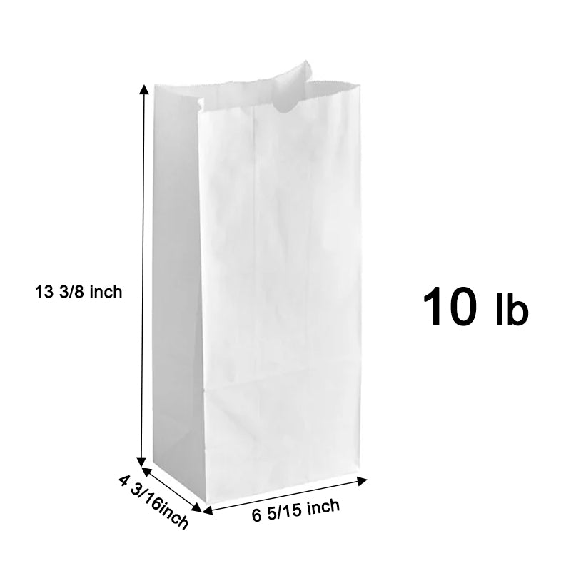 Customized Printed White SOS Paper Bags