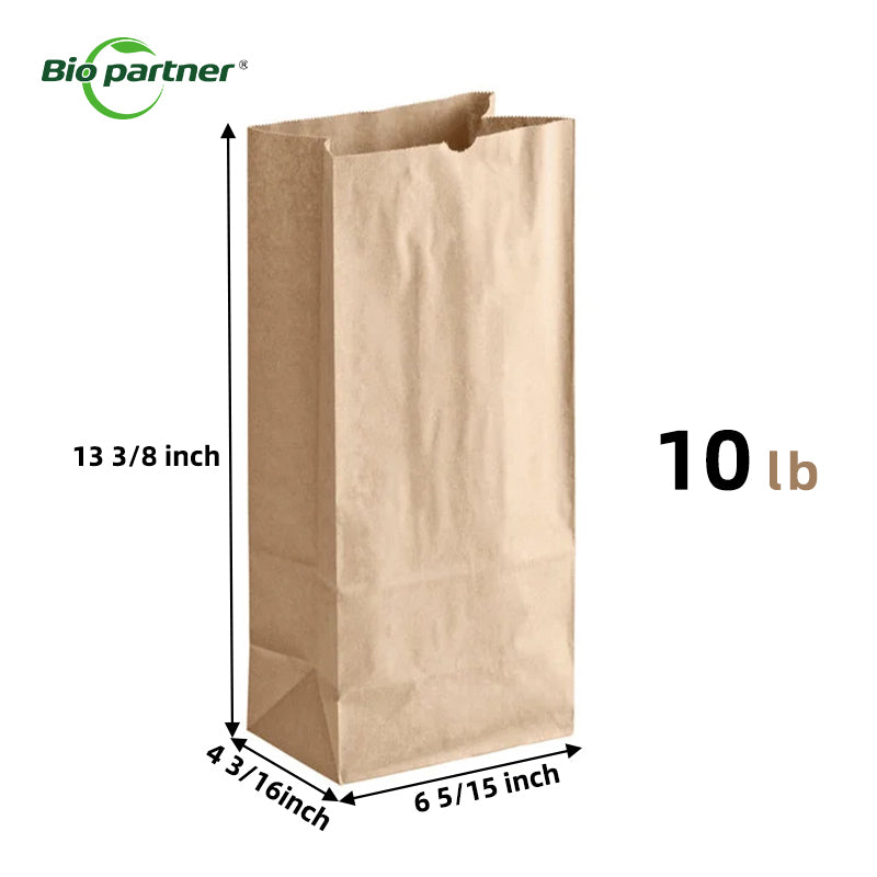 Customized Printed Kraft Recycled SOS Paper Bags