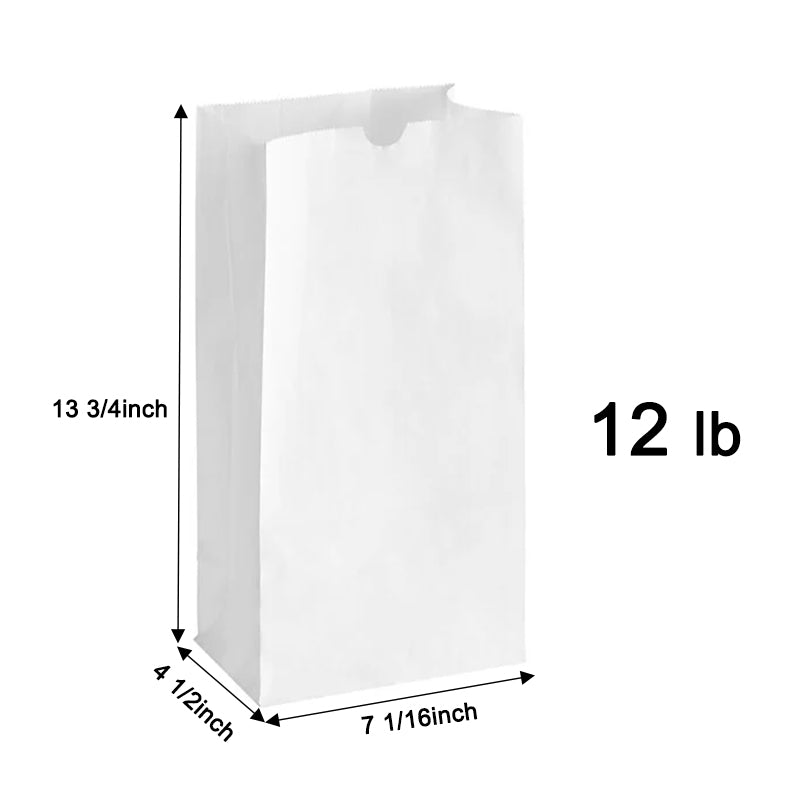 Customized Printed White SOS Paper Bags