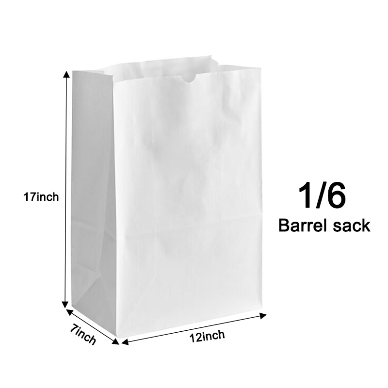 Customized Printed White SOS Paper Bags