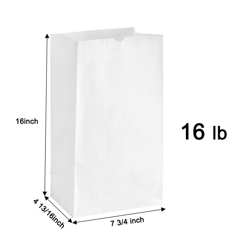 Customized Printed White SOS Paper Bags