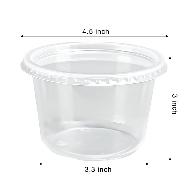 Disposable 16 oz Deli Cup  (PP made)