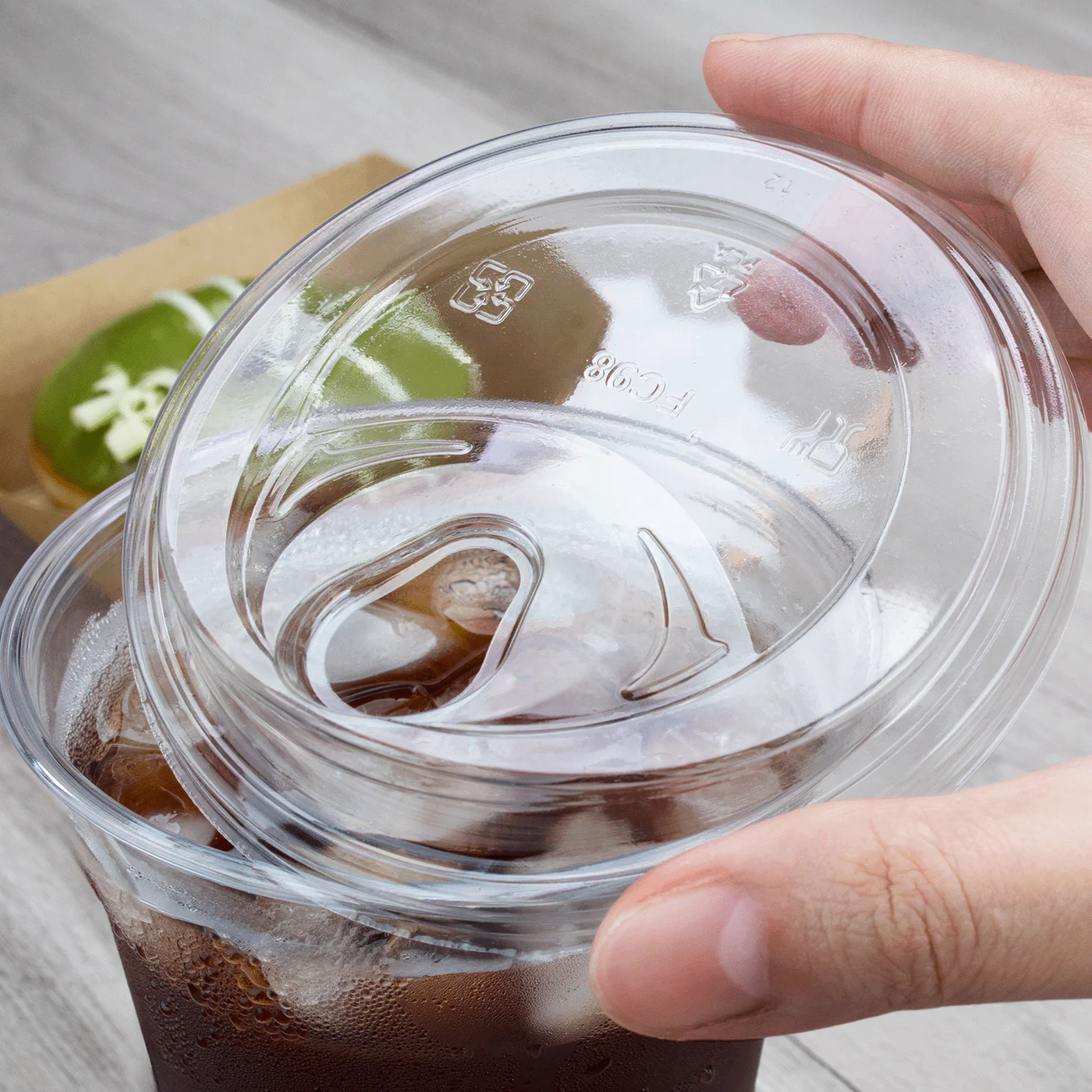 Customized Printed Compostable PLA Lids
