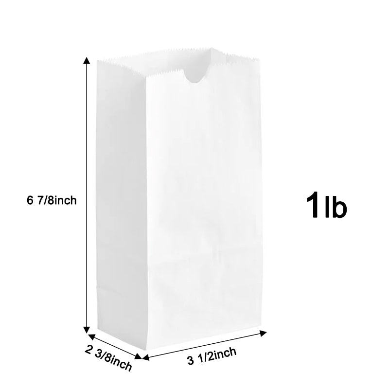 Customized Printed White SOS Paper Bags