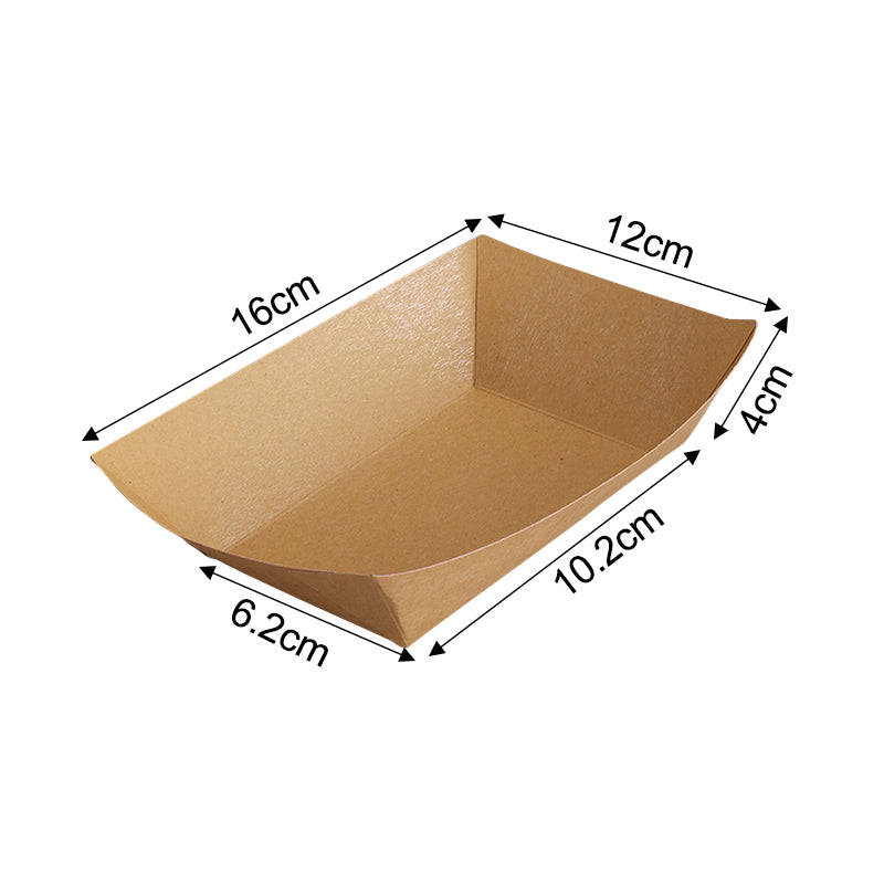 Customized Disposable Paper Food Tray