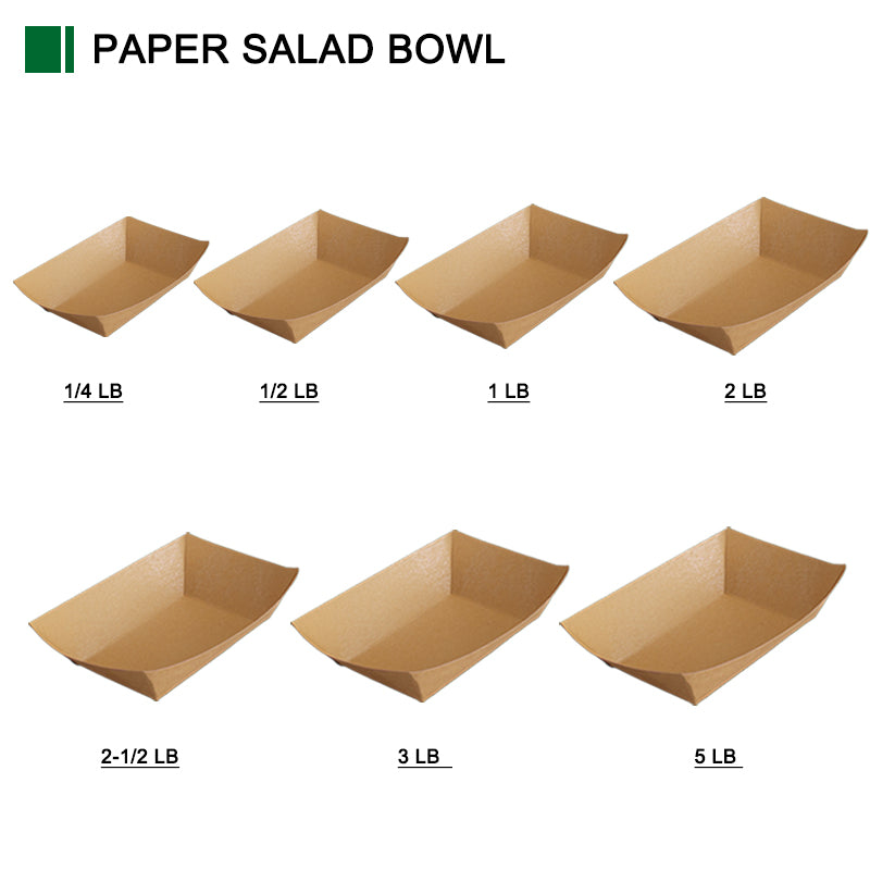Customized Disposable Paper Food Tray