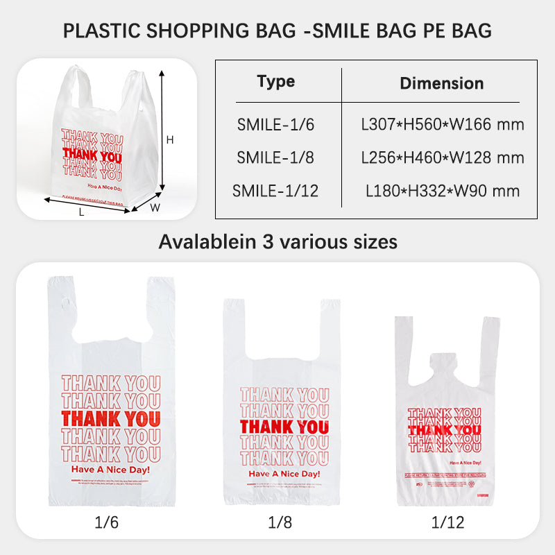 Customized THANK YOU Tshirt Bag