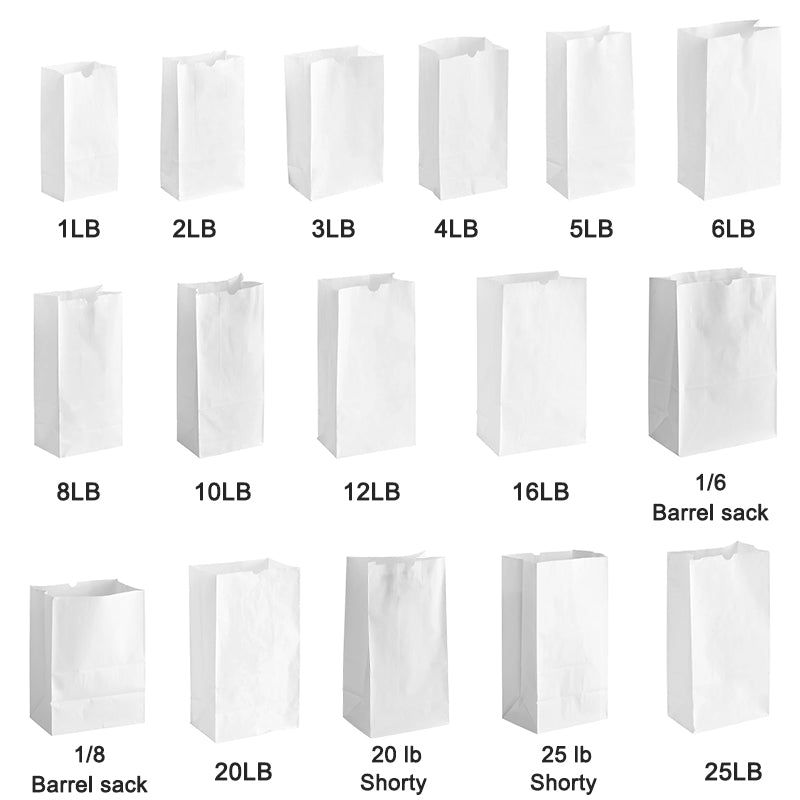 Customized Printed White SOS Paper Bags