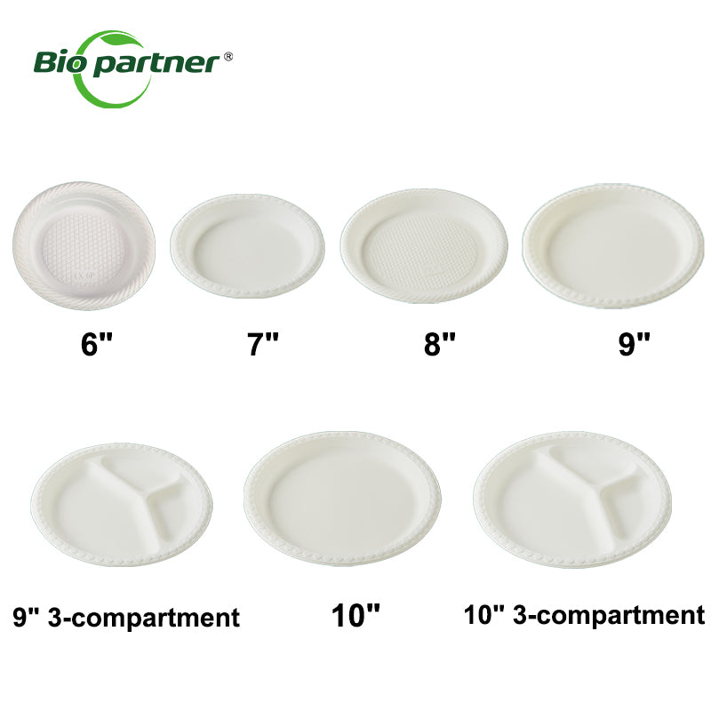 Customized Disposable Plate Tableware(corn starch )