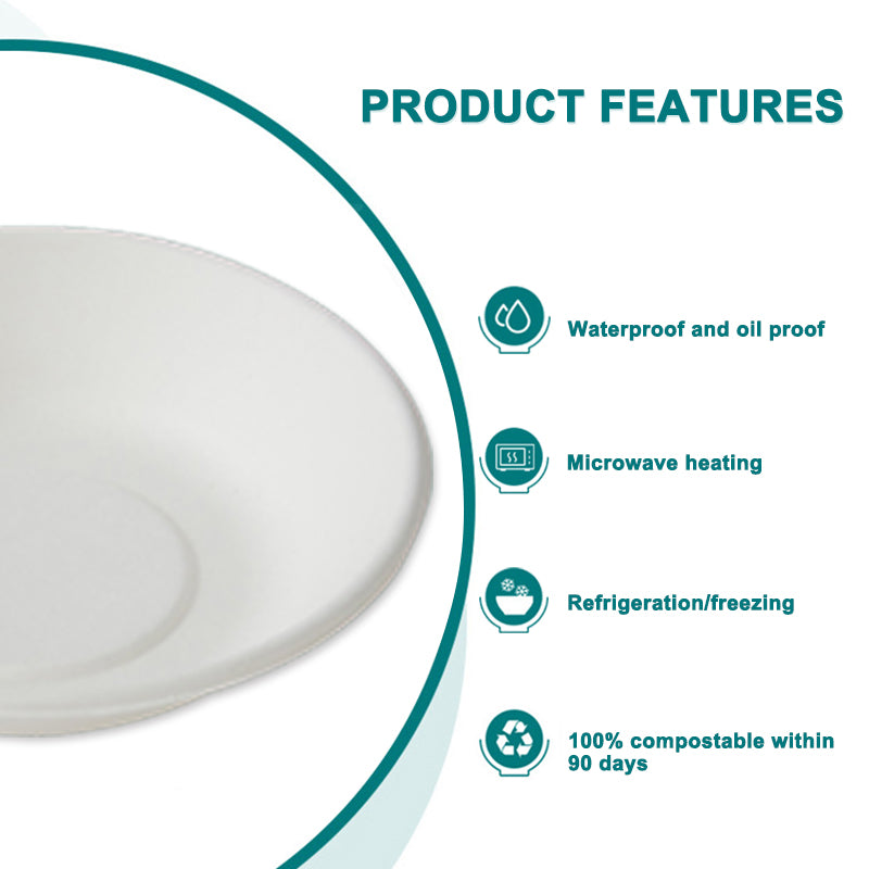 Customized Disposable Bowl (Bagasse)