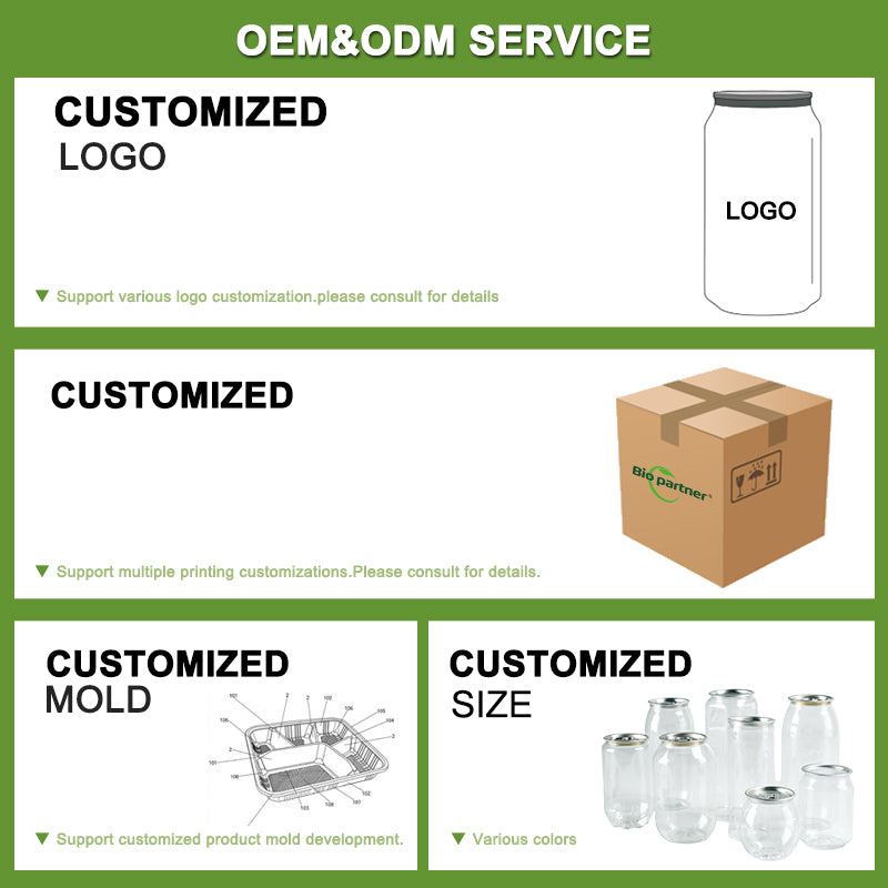 Customized Disposable Plastic PET Pop Can Bottle