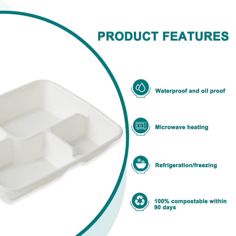 Customized Disposable Tray (Bagasse)