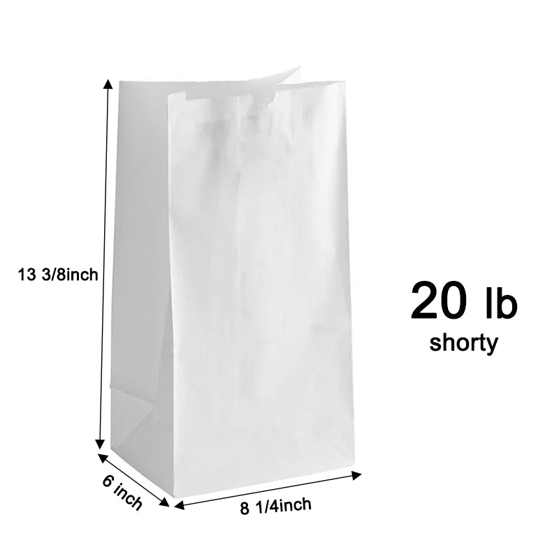 Customized Printed White SOS Paper Bags