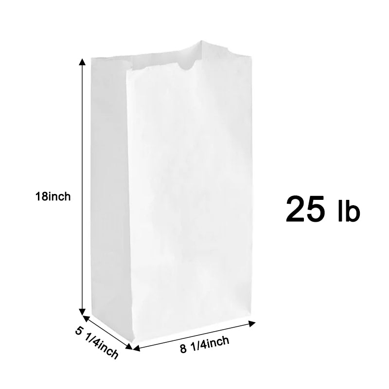 Customized Printed White SOS Paper Bags