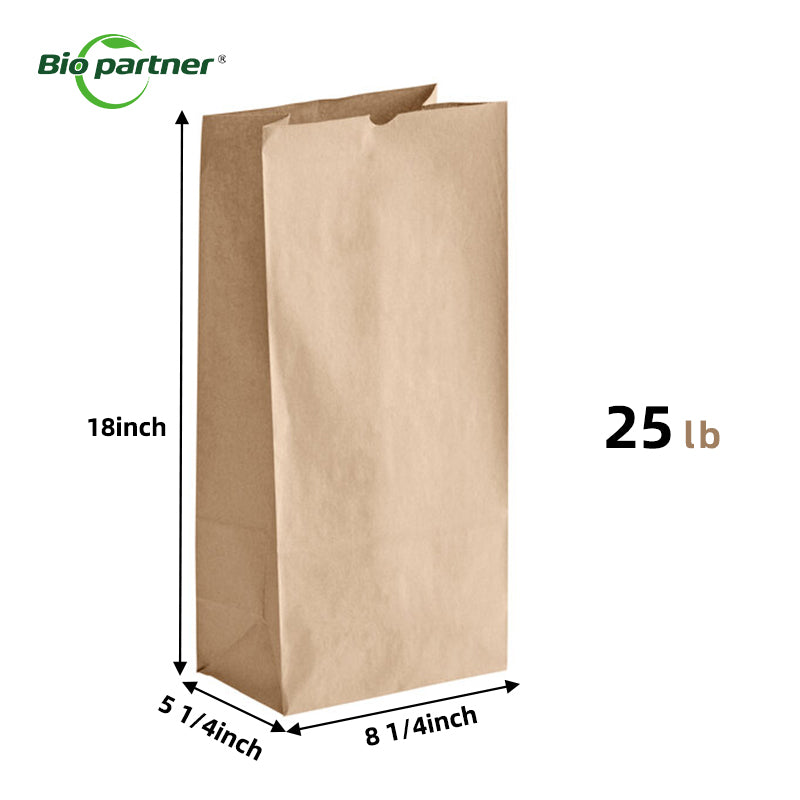 Customized Printed Kraft Recycled SOS Paper Bags