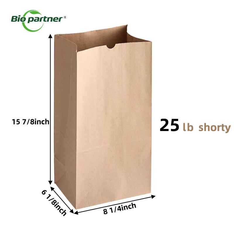 Customized Printed Kraft Recycled SOS Paper Bags