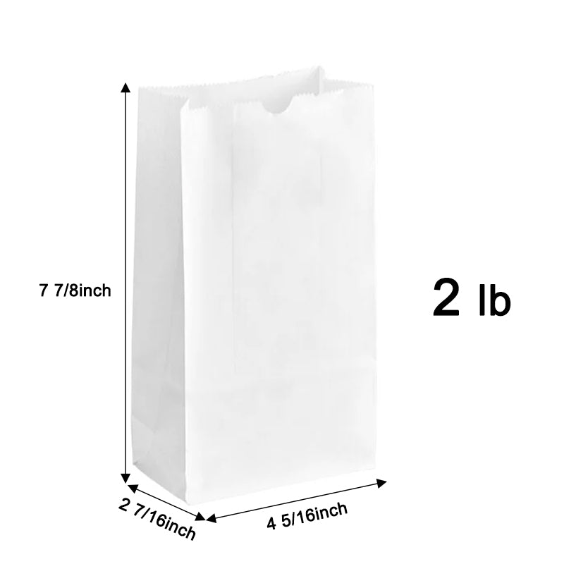 Customized Printed White SOS Paper Bags