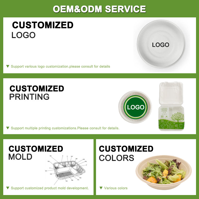 Customized Disposable Bowl (Bagasse)