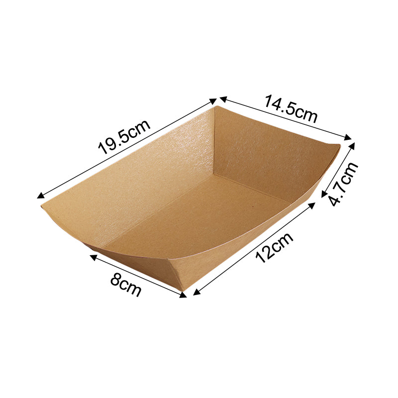 Customized Disposable Paper Food Tray