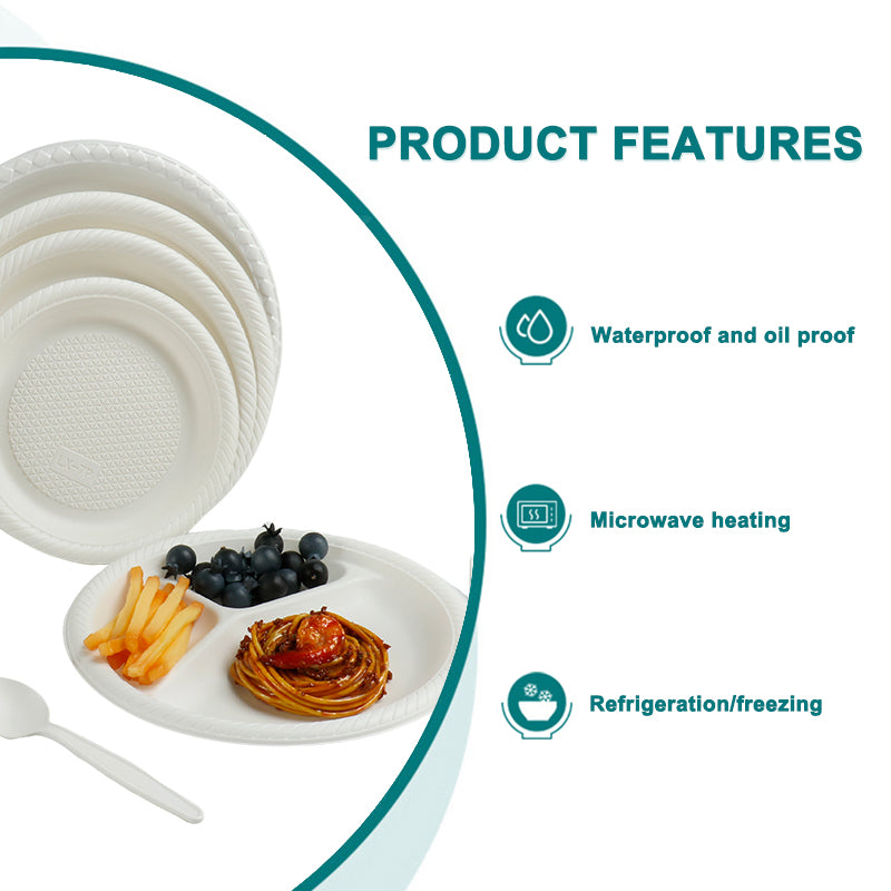 Customized Disposable Plate Tableware(corn starch )