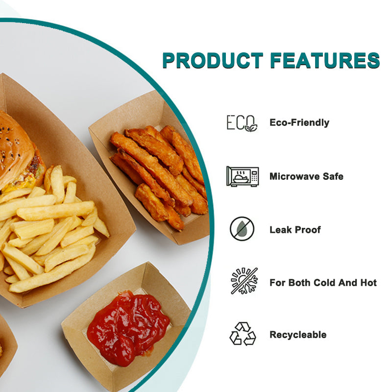 Customized Disposable Paper Food Tray