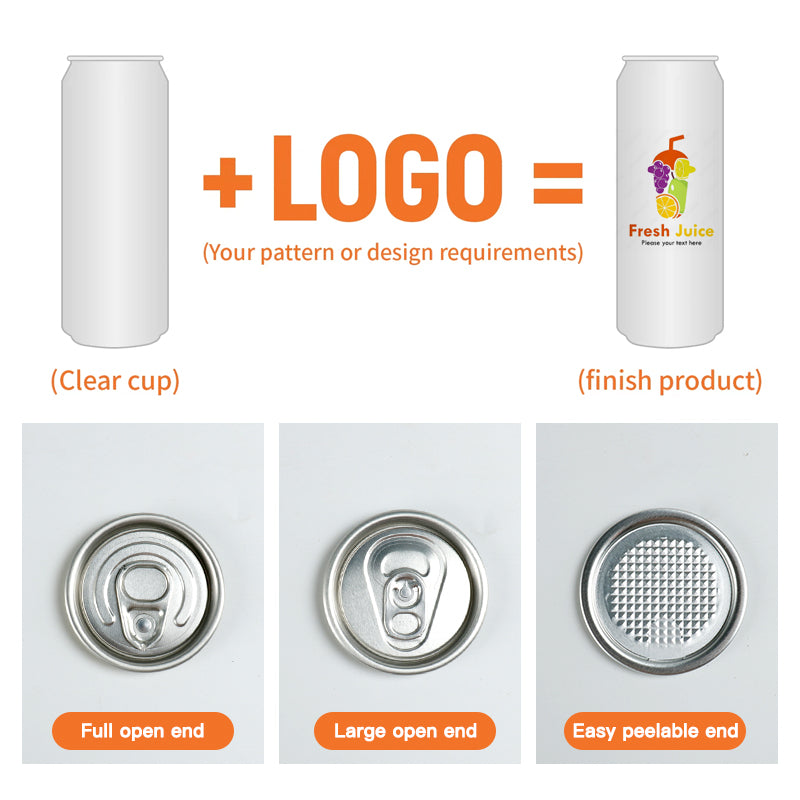 Customized Disposable Plastic PET Pop Can Bottle
