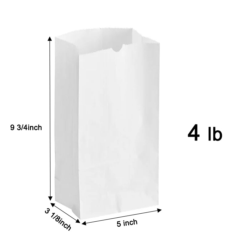 Customized Printed White SOS Paper Bags