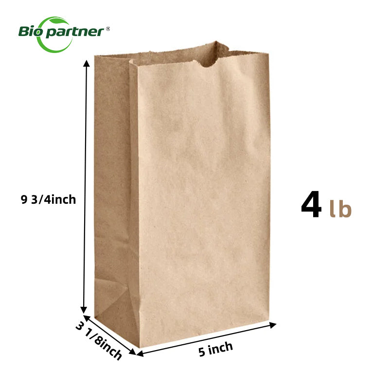 Customized Printed Kraft Recycled SOS Paper Bags