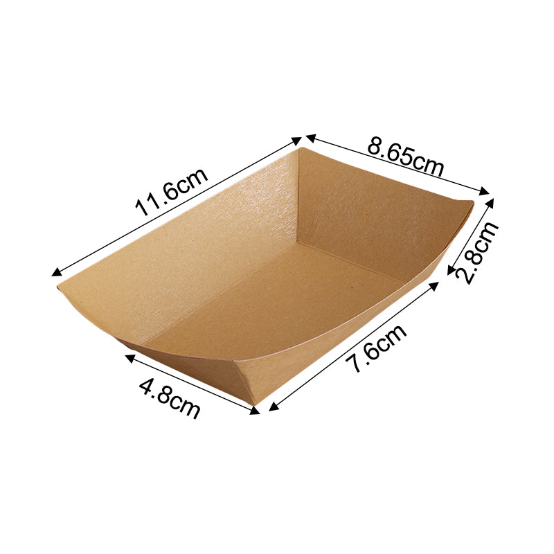 Customized Disposable Paper Food Tray