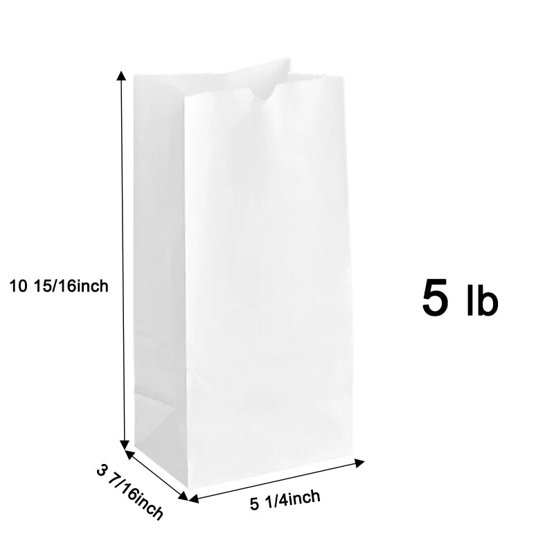 Customized Printed White SOS Paper Bags