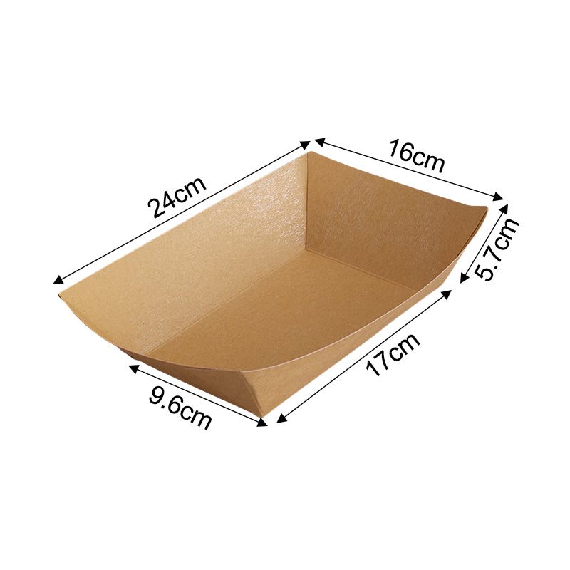 Customized Disposable Paper Food Tray