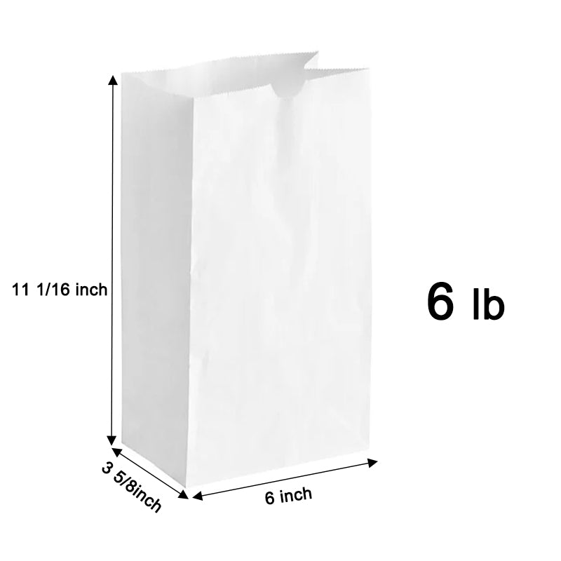 Customized Printed White SOS Paper Bags