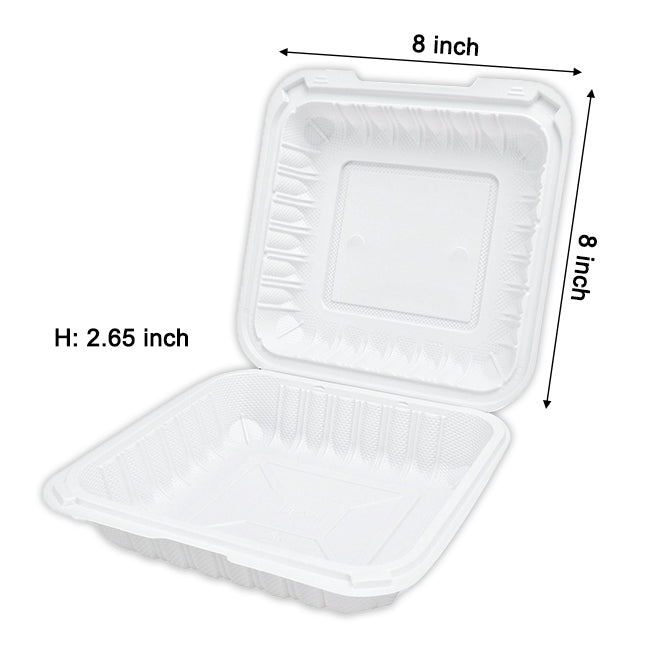Customized Disposable Clamshell MFPP Container(Modified Polypropylene）
