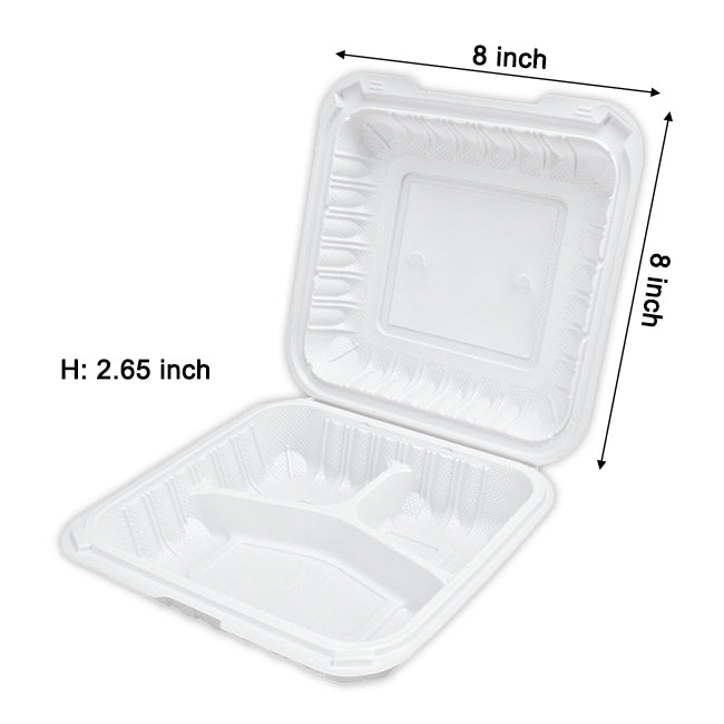 Customized Disposable Clamshell MFPP Container(Modified Polypropylene）