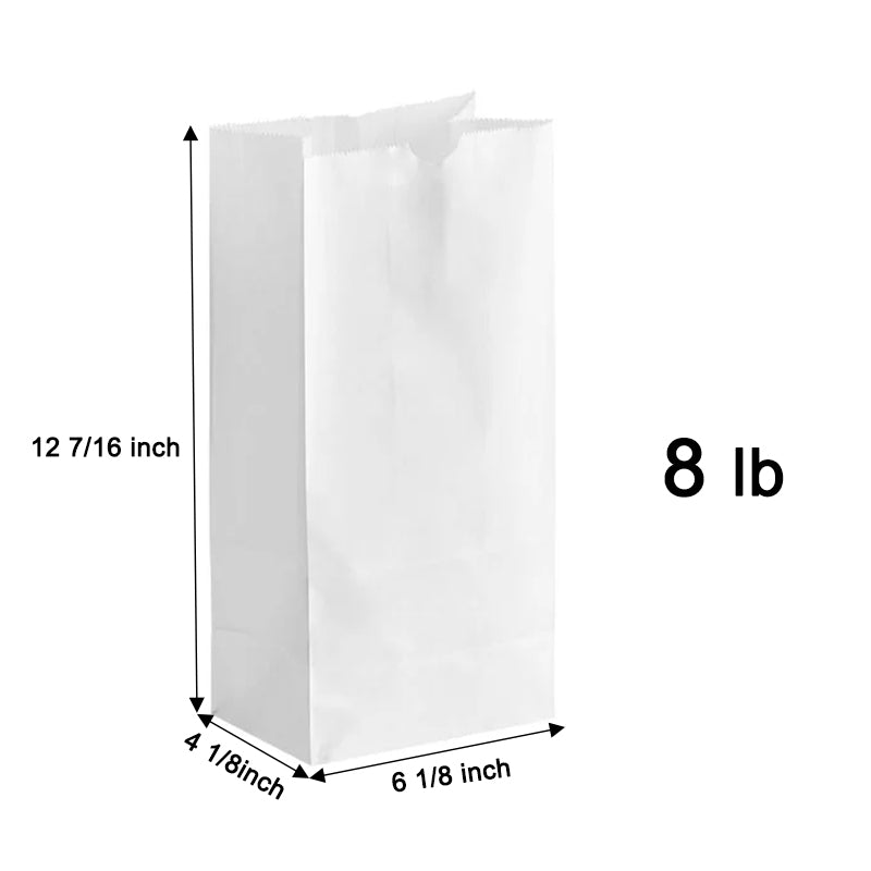 Customized Printed White SOS Paper Bags