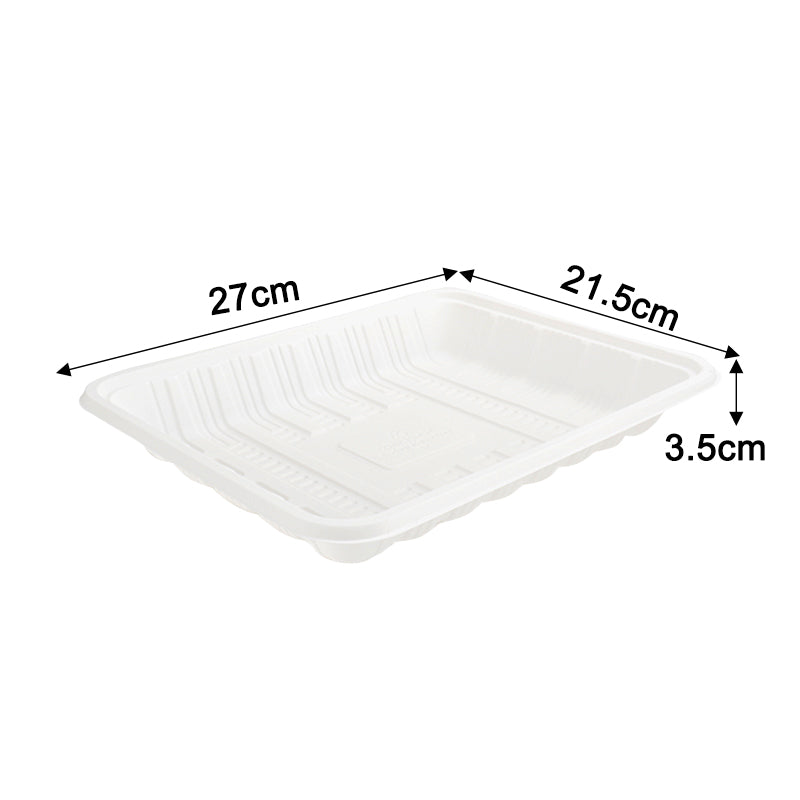 Customized Disposable Fresh Tray (corn starch )