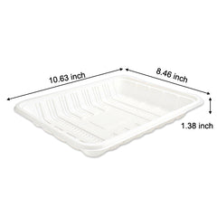 Disposable #8P Meat Packaging Trays  (corn starch made)
