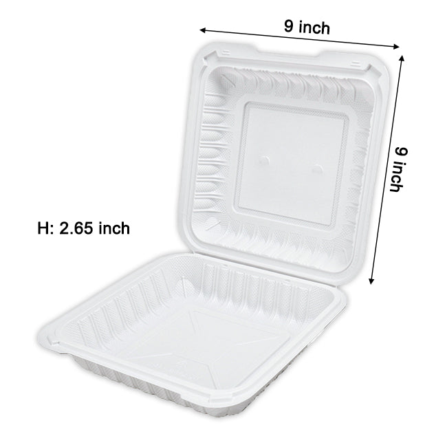 Customized Disposable Clamshell MFPP Container(Modified Polypropylene）