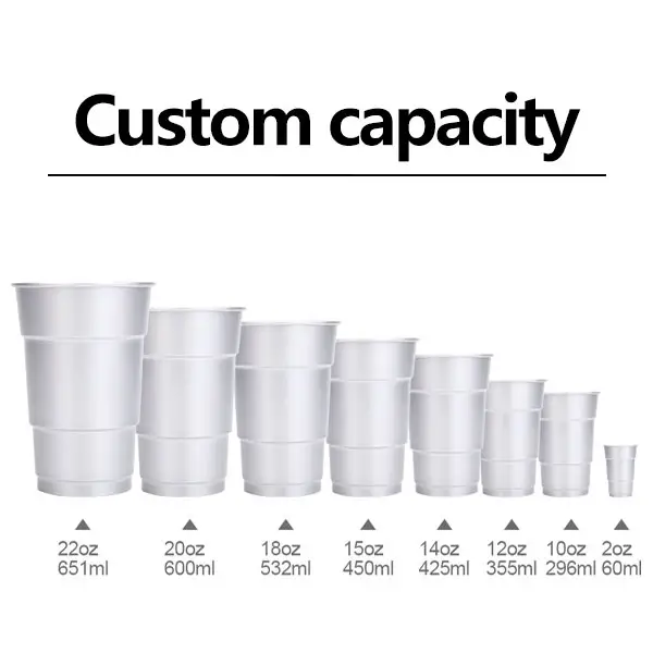 Customized Thick Aluminum Cup