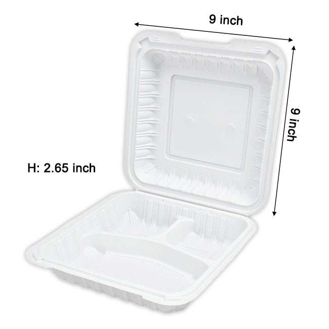 Customized Disposable Clamshell MFPP Container(Modified Polypropylene）