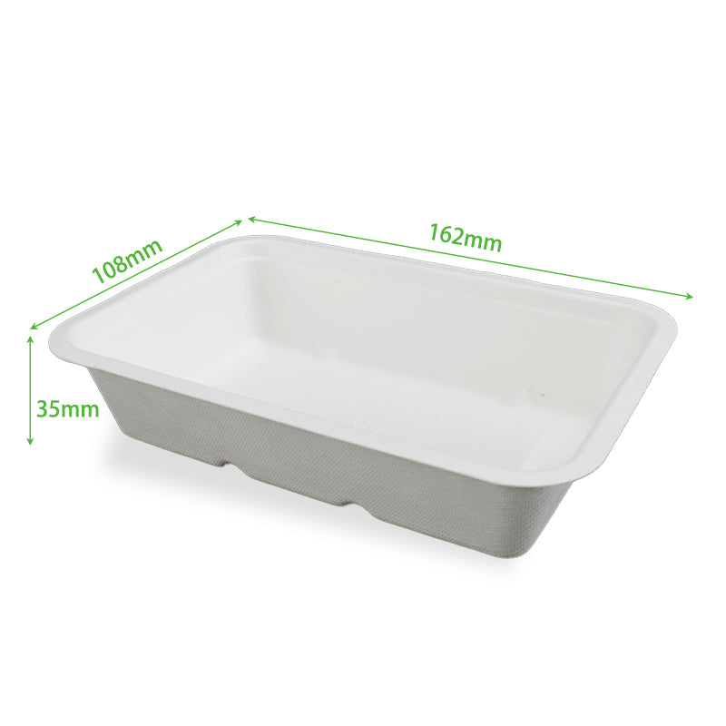 Customized Disposable Bagasse Snack Tray
