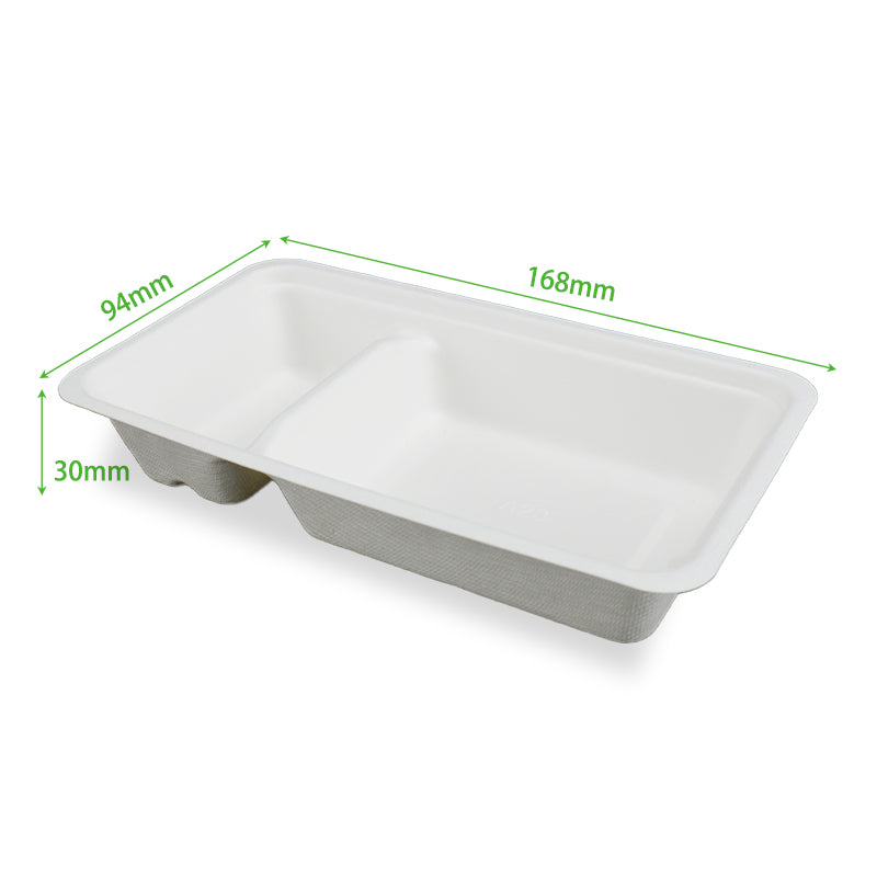 Customized Disposable Bagasse Snack Tray