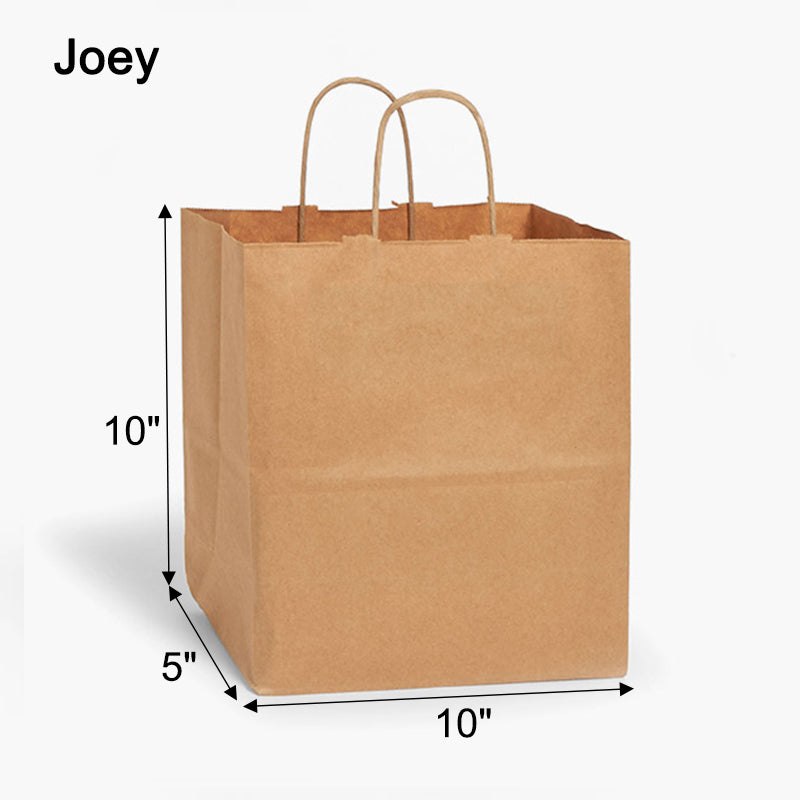 Customized Printed Kraft Recycled Shopping Paper Bags