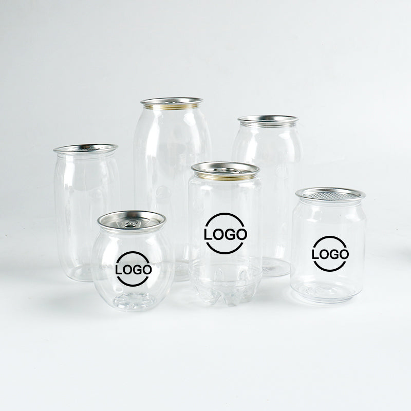 Customized Disposable Plastic PET Pop Can Bottle