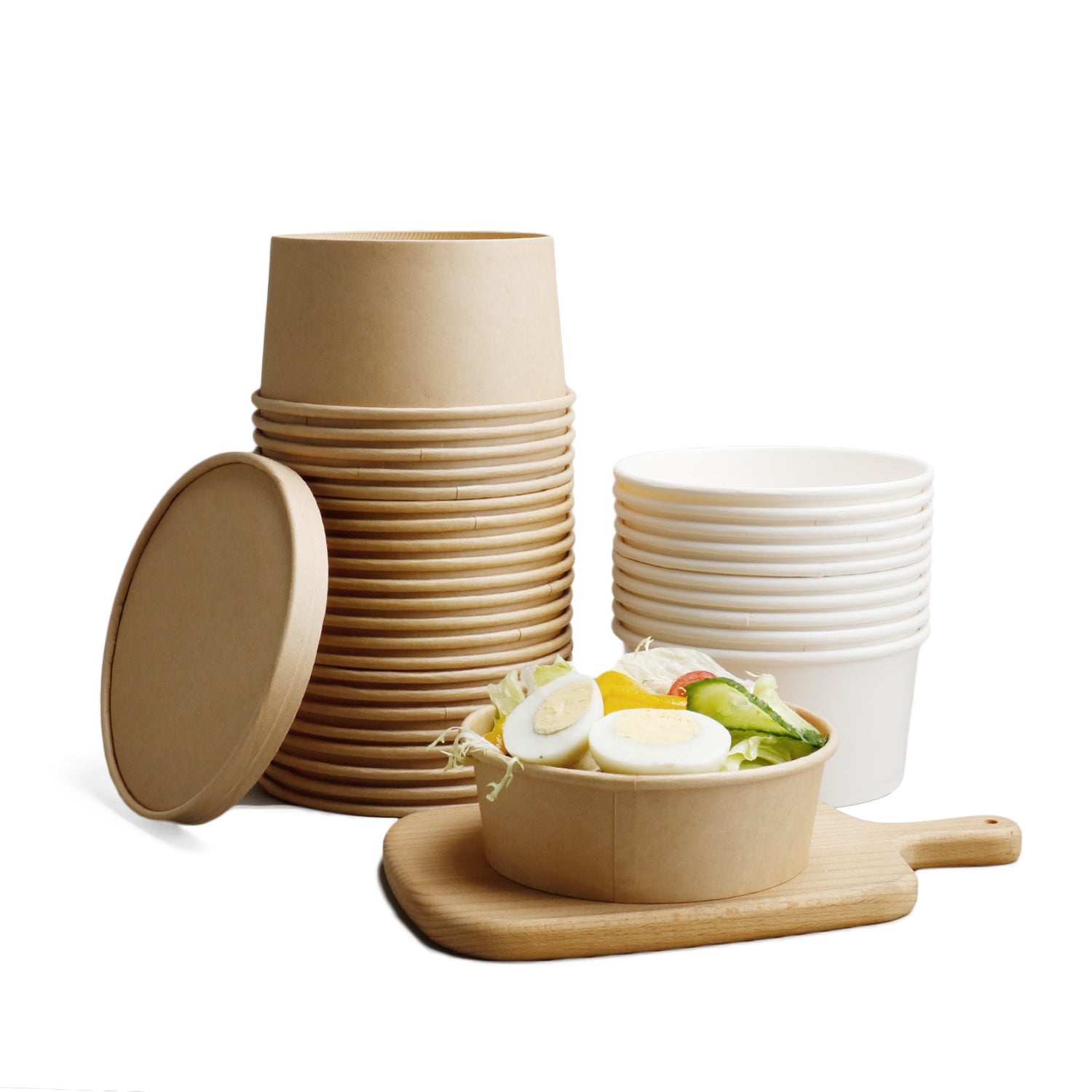 Customized Printed Kraft Paper Bowl