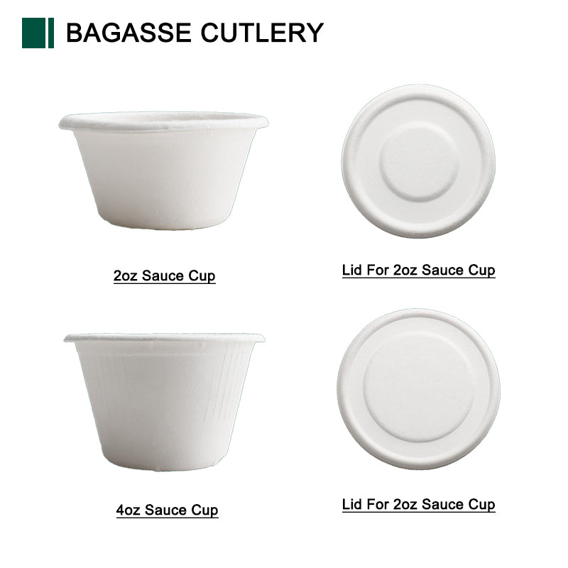 Customized Disposable Sauce Cup (Bagasse)